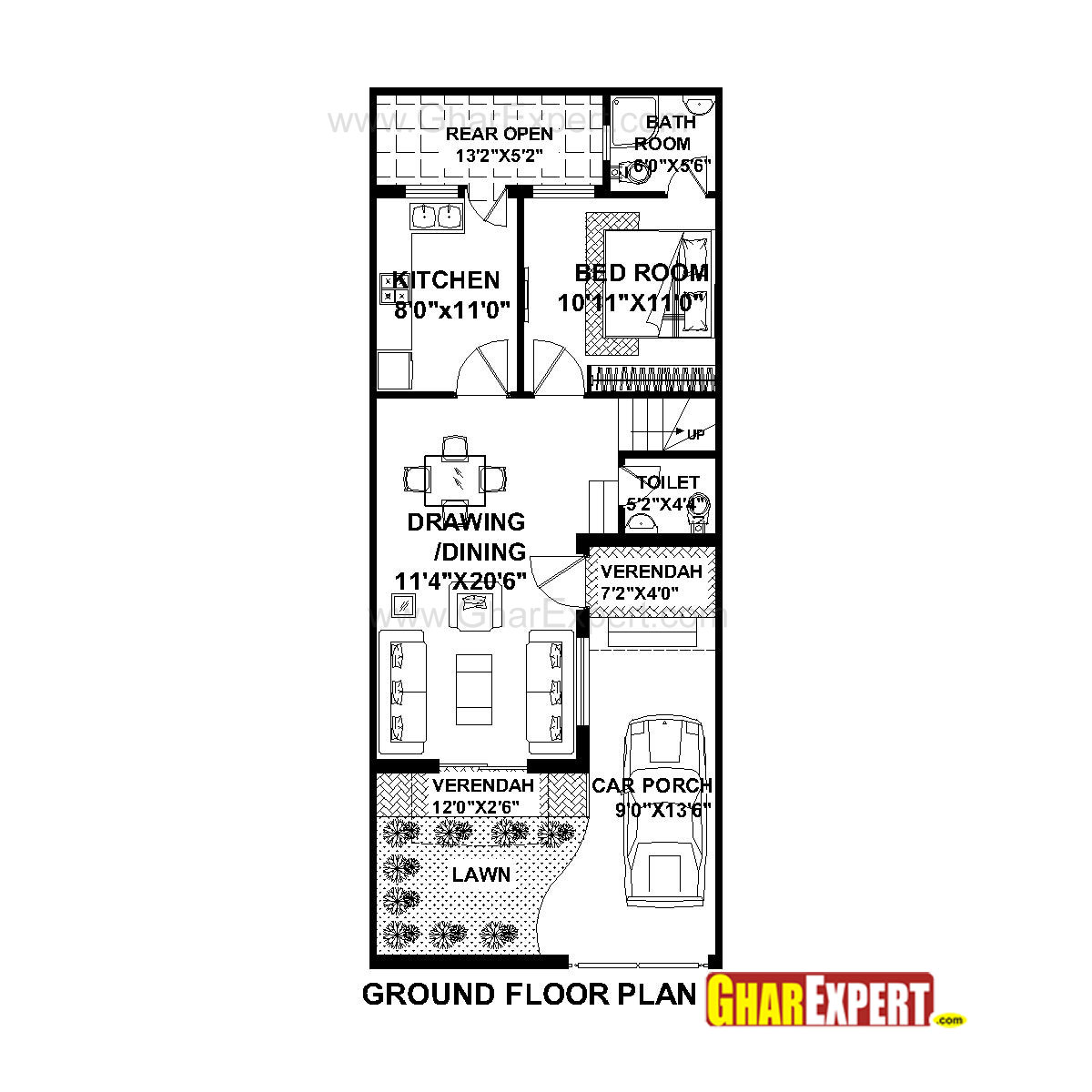 20 X 50 House Floor Plans Designs Floorplans click