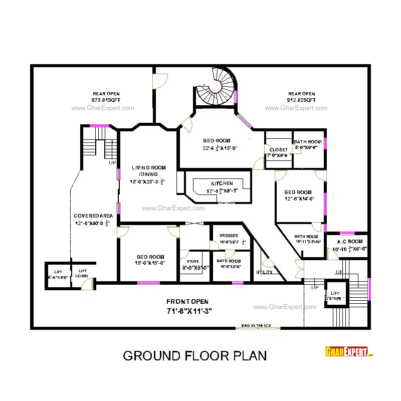 500 Sq Yards Apartment Plan Apartment Post