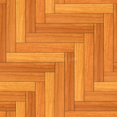 Herringbone Pattern of Wood Flooring