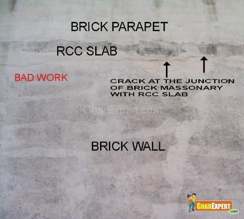 Cracks in RCC surface